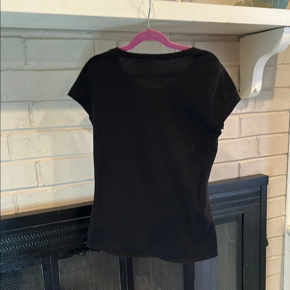 Justice 👧🏻🗽Sz 12 Black Short Sleeve Tee